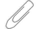 Paperclip Kangaro 32 mm, hoekig, doosje à 100 stuks, verzinkt