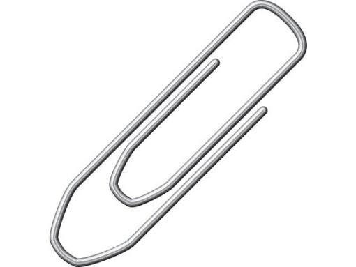 Paperclip Kangaro 32 mm, hoekig, doosje à 100 stuks, verzinkt