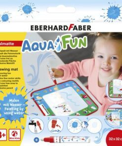 Tekenmat Eberhard Faber Aquafun 32x32cm incl. 1 waterstift