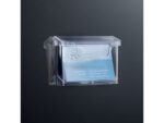 Buitenvisitekaarthouder Sigel wandmodel 105x76x45mm         transparant acryl