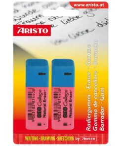 Gum Aristo Geo College rood/blauw 2 stuks op blister
