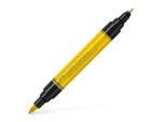 Faber Castell Tekenstift Faber-Castell Pitt Artist Pen duo marker 107 cadmiumgeel geel