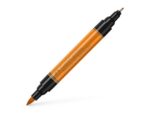 Faber Castell Tekenstift Faber-Castell Pitt Artist Pen duo marker 113 oranje glazuur