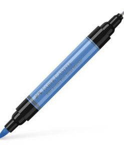 Faber Castell Tekenstift Faber-Castell Pitt Artist Pen duo marker 120 ultramarijn