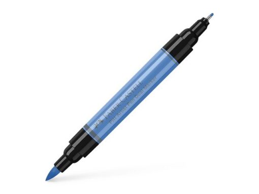 Faber Castell Tekenstift Faber-Castell Pitt Artist Pen duo marker 120 ultramarijn