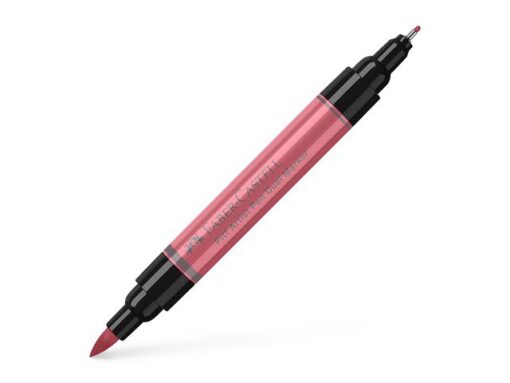 Faber Castell Tekenstift Faber-Castell Pitt Artist Pen duo marker 131 koraal