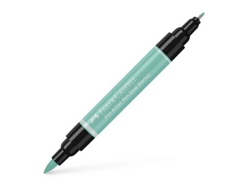 Faber Castell Tekenstift Faber-Castell Pitt Artist Pen duo marker 161 phthalogroen