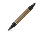 Faber Castell Tekenstift Faber-Castell Pitt Artist Pen duo marker 180 amber