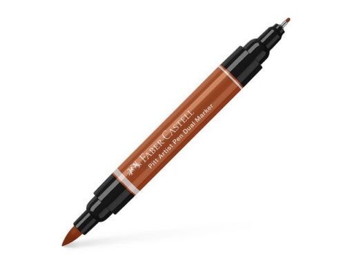 Faber Castell Tekenstift Faber-Castell Pitt Artist Pen duo marker 188 bloedrood