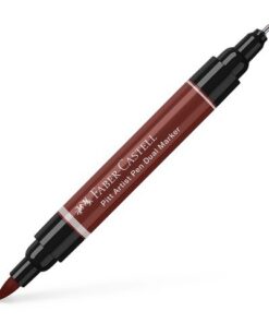 Faber Castell Tekenstift Faber-Castell Pitt Artist Pen duo marker 192     indisch rood