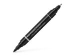 Faber Castell Tekenstift Faber-Castell Pitt Artist Pen duo marker 199 zwart
