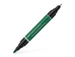 Faber Castell Tekenstift Faber-Castell Pitt Artist Pen duo marker 264 donker phthalogroen
