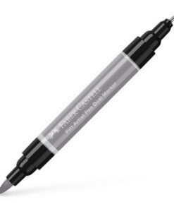 Faber Castell Tekenstift Faber-Castell Pitt Artist Pen duo marker 272 warmgrijs III