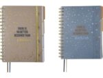 Kangaro KTC Kangaro 4-in-1 notitieboek A5 Natural krimp van 2 stuks. Gelinieerd, 300 pagina's 80 grams papier