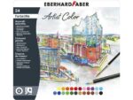 Aquarelpotlood Eberhard Faber Artist Color metalen etui a   24 stuks