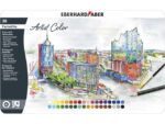 Aquarelpotlood Eberhard Faber Artist Color metalen etui a   36 stuks