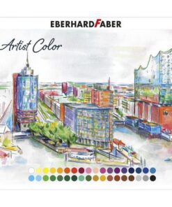 Aquarelpotlood Eberhard Faber Artist Color metalen etui a   36 stuks