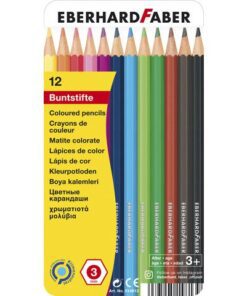 Kleurpotloden Eberhard Faber Classic metaaletui a 12 stuks