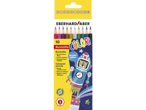 Kleurpotloden Eberhard Faber Colori Metallic 10 stuks