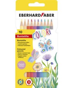 Kleurpotloden Eberhard Faber  pastel kleur assorti 10st.