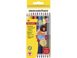 Kleurpotlood Eberhard Faber 2-zijdig gekleurd etui 12 stuks 24 kleuren