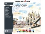 Kleurpotloden Eberhard Faber metaaletui a 24 stuks