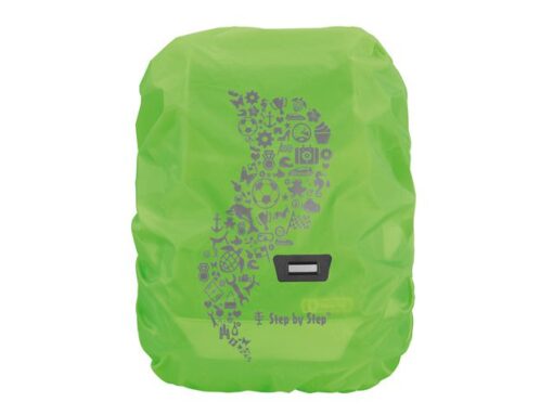 Regenhoes Step by Step nylon M fluoriserend groen