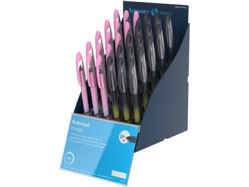 Rollerball Schneider Voyage SIS-display 30 stuks Engels
