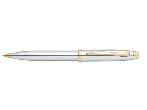 Balpen SHEAFFER 100 E9340 Bright chrome gold tone