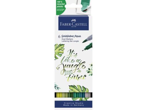 Faber Castell Duo aquarelmarker Faber-Castell Goldfaber etui 6 stuks Seasi