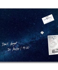 Glasmagneetbord Sigel GALAXY 600x400x15mm 3 magn +          bevestigingsmateriaal