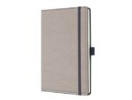 Sigel Notitieboek Conceptum A5 beige punt-gelijnd 194pag 80gr HC