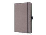 Sigel Notitieboek Conceptum A5 taupe punt-gelijnd 194pag 80gr HC
