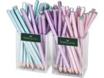 Faber Castell Potlood Faber-Castell Jumbo grip Sparkle 2 kokers elk       36stuks: rose metallic, ocoean metallic, violet metallic
