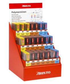 Potloodstiftjes Aristo 126-delig in display, diverse        lijndiktes