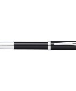 Rollerball SHEAFFER 100 E9338 Glossy black lacquer chrome   plated