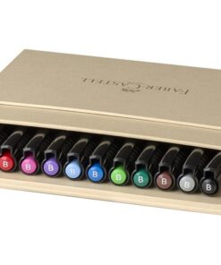 Faber Castell Tekenstift Faber-Castell Pitt Artist Pen Brush 12dlg studiobox