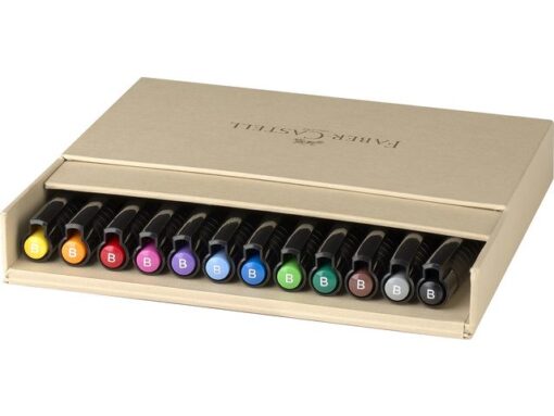 Faber Castell Tekenstift Faber-Castell Pitt Artist Pen Brush 12dlg studiobox