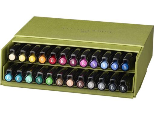 Faber Castell Tekenstift Faber-Castell Pitt Artist Pen Brush 24dlg studiobox