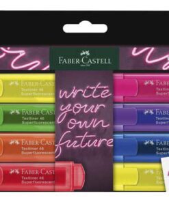Faber Castell Tekstmarkers Faber-Castell 46 Neon 8 stuks in karton etui