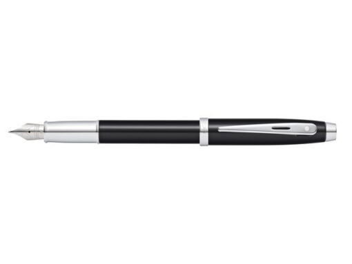 Vulpen SHEAFFER 100 E9338 M Glossy black lacquer chrome     plated