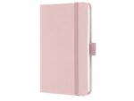 Sigel Notitieboek Jolie Feel A6 SOFT PINK gelinieerd 174pag 80gr  HC
