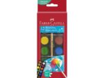 Faber Castell Waterverfdoos Faber-Castell 12 kleuren (diameter 24cm) incl. penseel