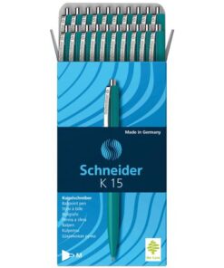Balpen Schneider K15 groen doos 20 stuks