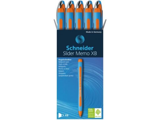 Balpen Schneider Memo XB 1,4mm kogelbreedte oranje doos 10  stuks