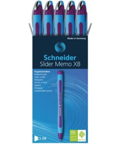 Balpen Schneider Memo XB 1,4mm kogelbreedte violet doos 10  stuks