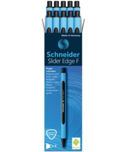 Balpen Schneider Slider Edge F zwart doos 10 stuks