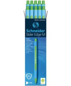 Balpen Schneider Slider Edge M groen doos 10 stuks