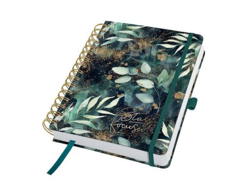 Sigel Dagplanner Beauty (EN), ongedateerd Glamorous Leaves        Hardcover