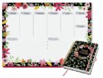 Sigel Dagplanner Inspire A5 GRATIS bureauonderlegger Flower Love  (JS200)